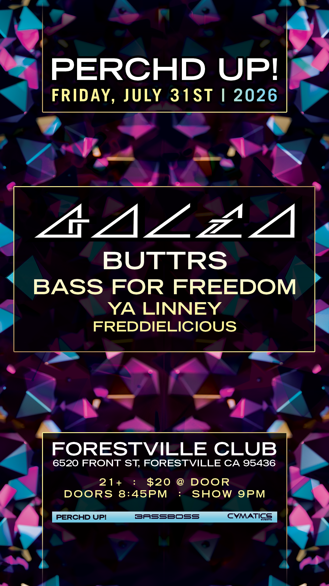Perchd Up! flyer