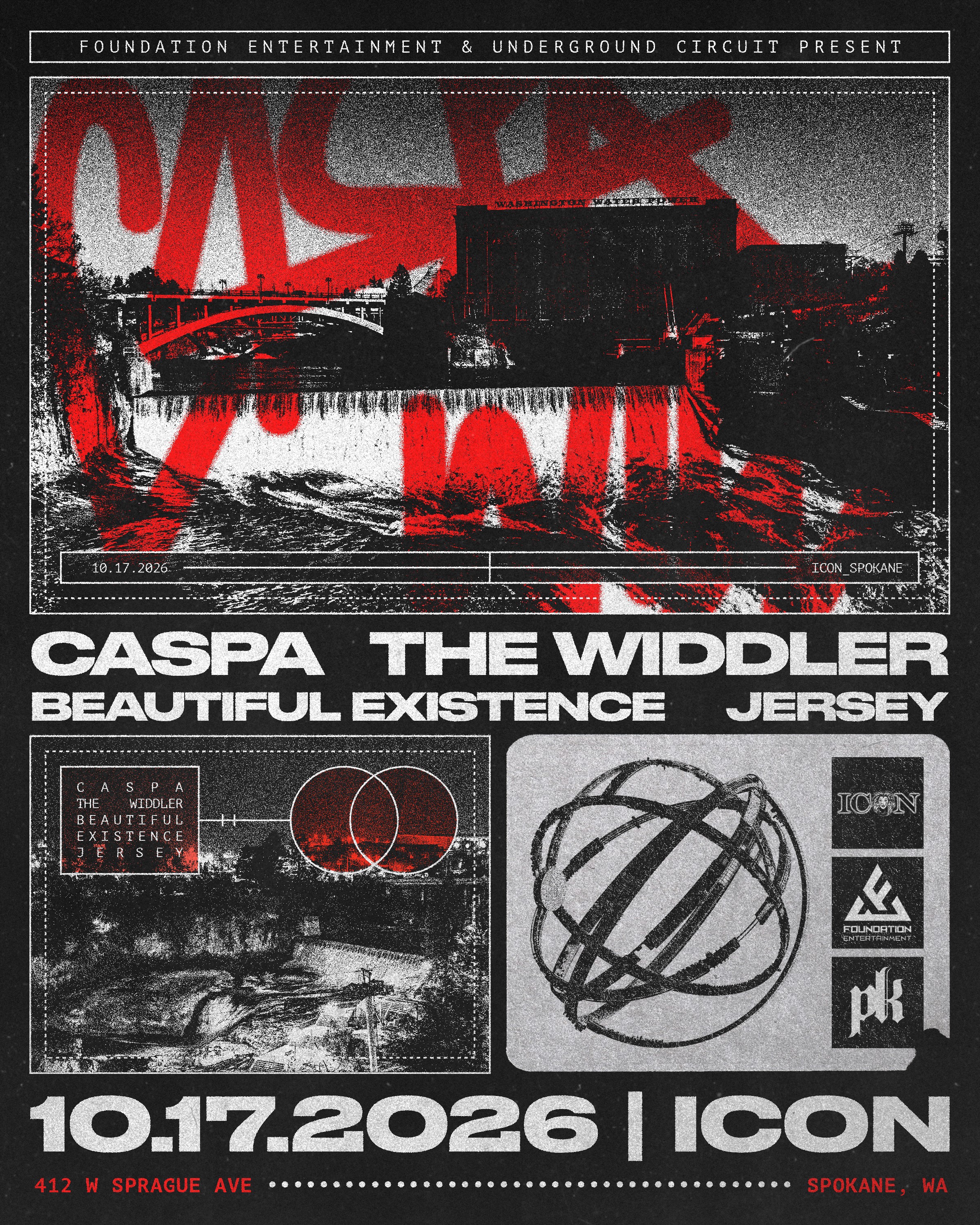 Caspa & The Widdler flyer